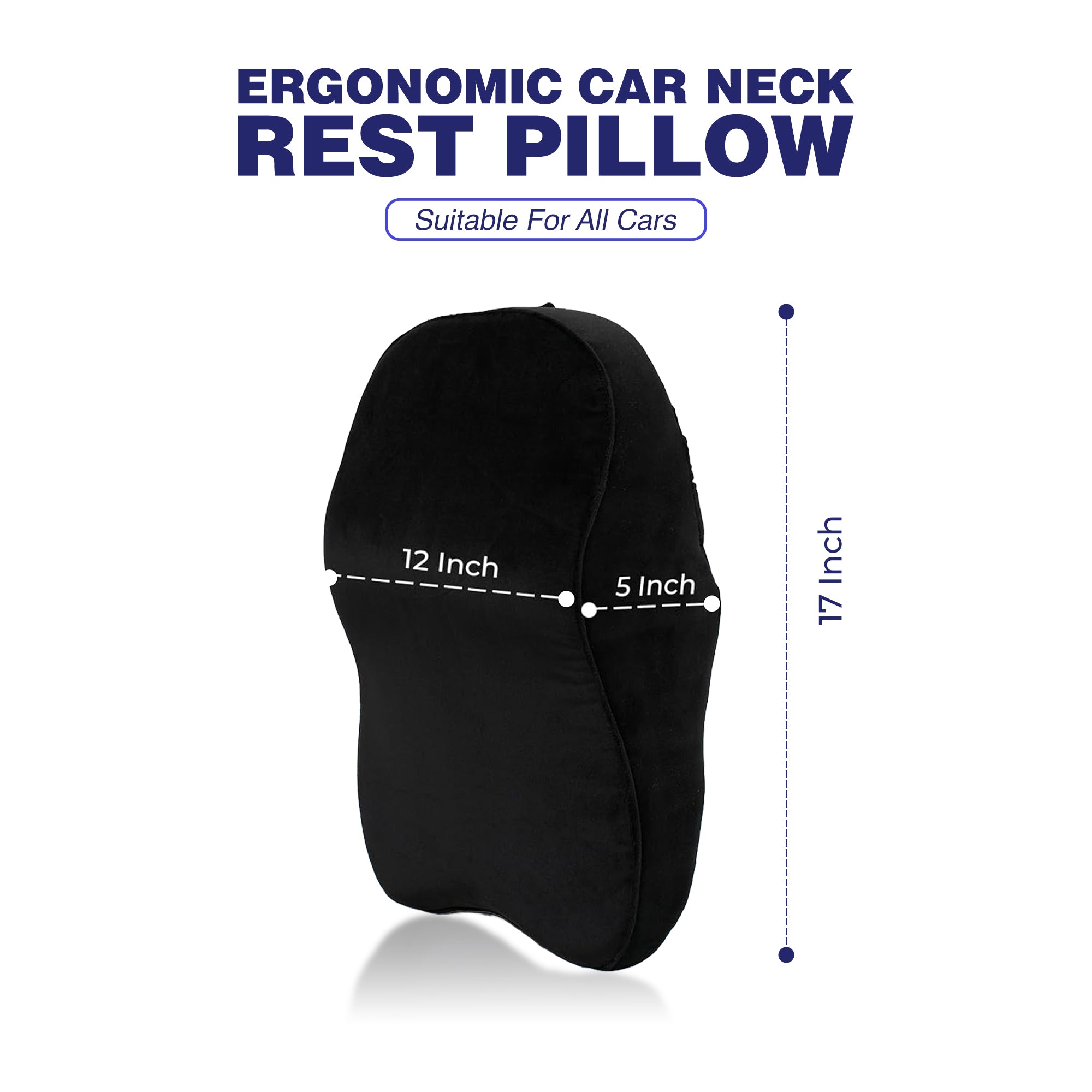 Wellgiver Large Neck Rest Cushion - Black