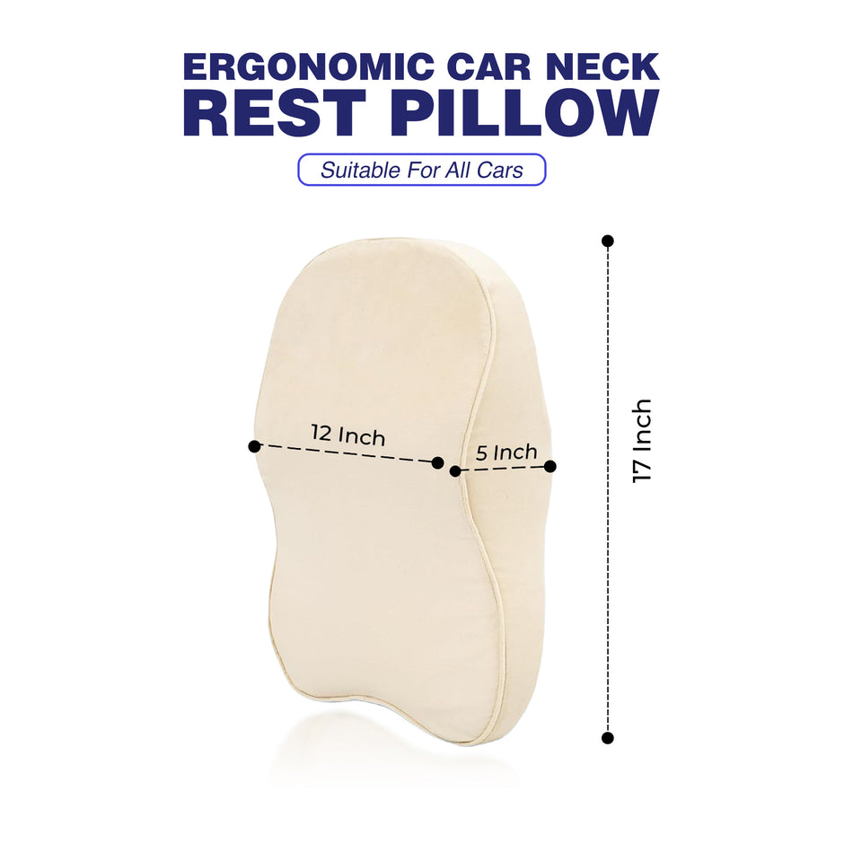 Wellgiver Large Neck Rest Cushion - Beige
