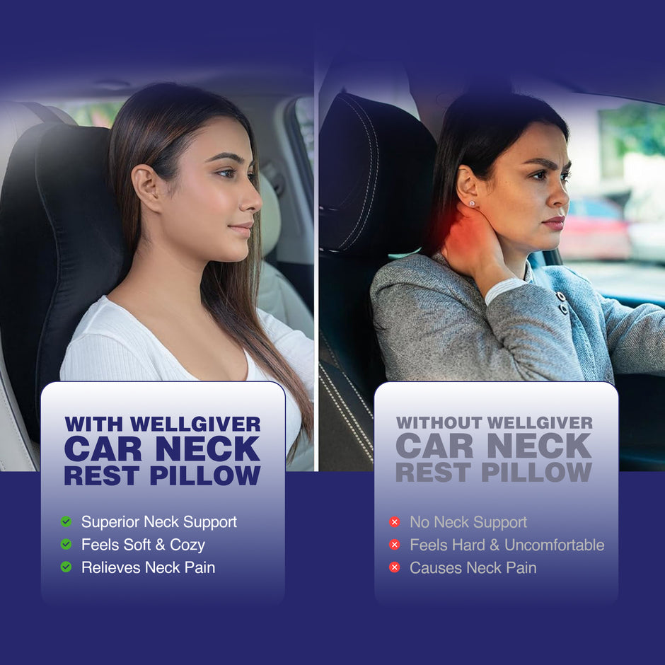 Wellgiver Large Neck Rest Cushion - Black