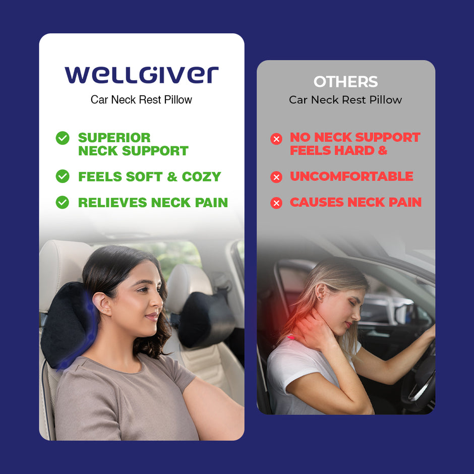 Wellgiver Ultra Neck Rest Cushion - Black