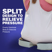 Wellgiver Memory Foam Coccyx Seat Cushion