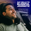 Wellgiver Memory Foam Travel Neck Pillow