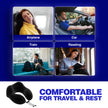 Wellgiver Memory Foam Travel Neck Pillow