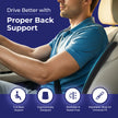 Wellgiver Memory Foam Neck Rest, Back Rest & Seat Cushion Combo