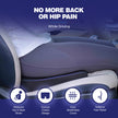 Wellgiver Memory Foam Neck Rest, Back Rest & Seat Cushion Combo