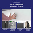 Wellgiver Memory Foam Neck Rest, Back Rest & Seat Cushion Combo