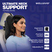 Wellgiver Memory Foam Neck Rest, Back Rest & Seat Cushion Ultimate Combo