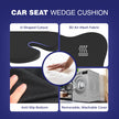 Wellgiver Memory Foam Neck Rest, Back Rest & Seat Cushion Ultimate Combo
