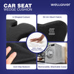 Wellgiver Memory Foam Neck Rest, Back Rest & Seat Cushion Ultimate Combo