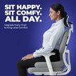 Wellgiver ErgoMax Memory Foam Seat Cushion