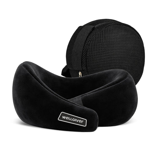Wellgiver Memory Foam Ultimate Travel Neck Pillow