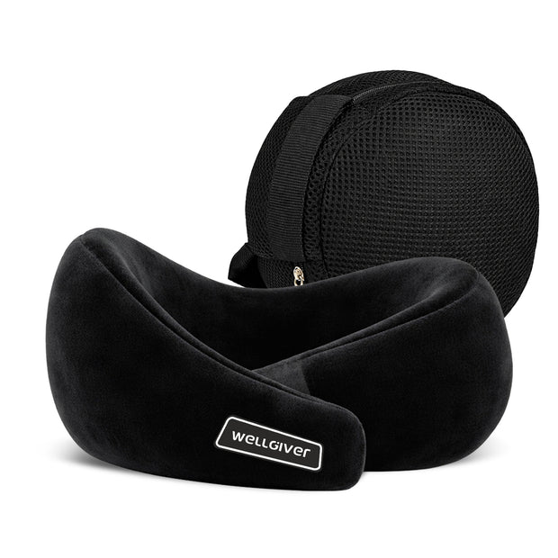 Wellgiver Memory Foam Ultimate Travel Neck Pillow