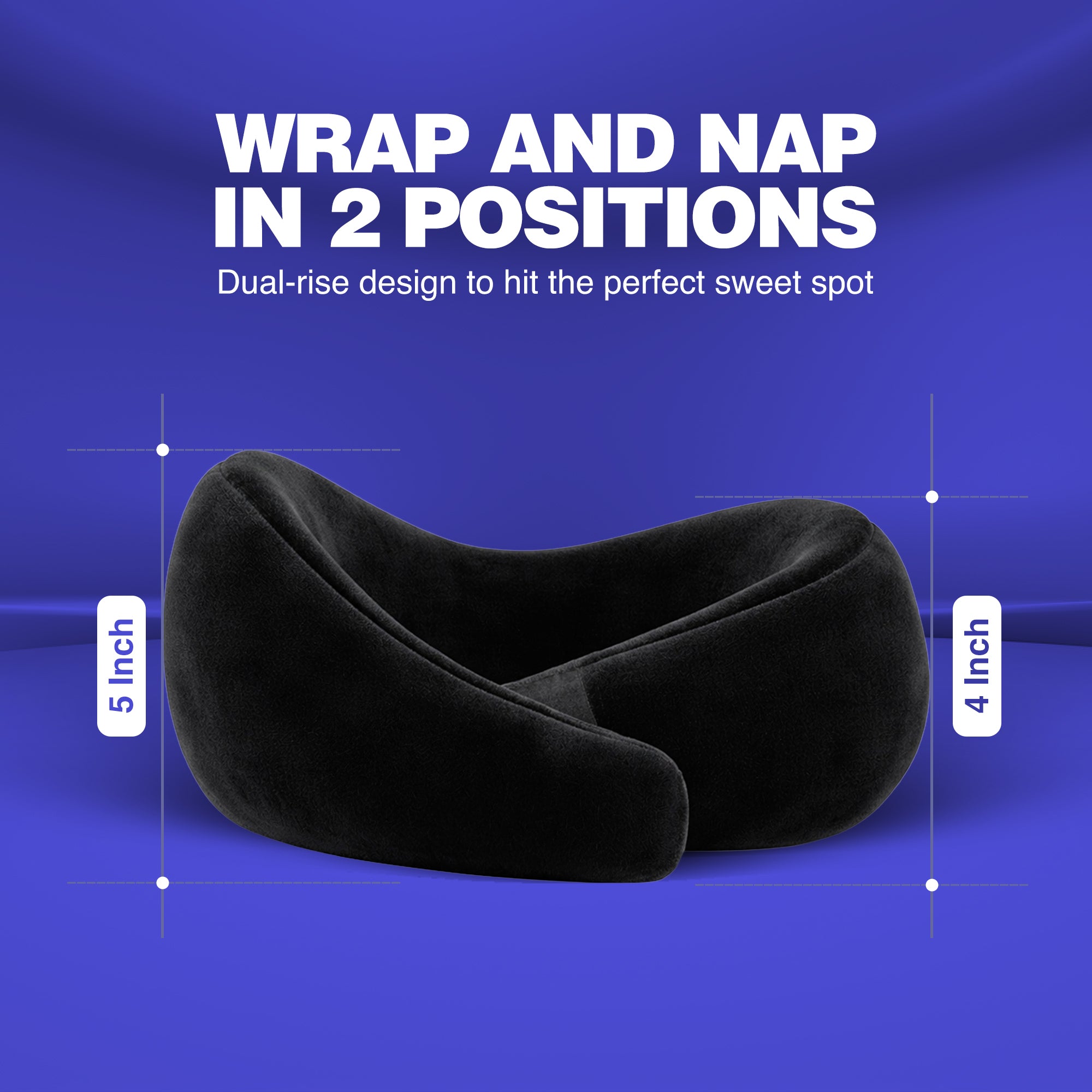 Wellgver Memory Foam Ultimate Travel Neck Pillow