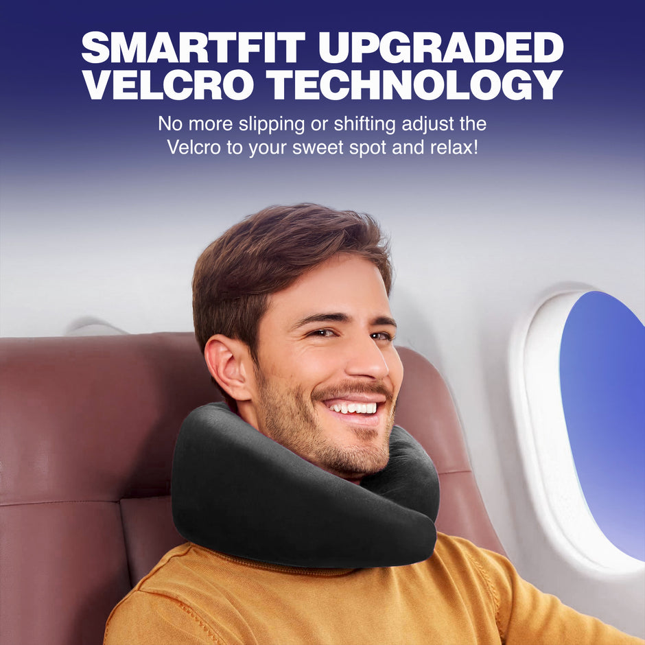 Wellgver Memory Foam Ultimate Travel Neck Pillow