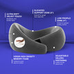 Wellgver Memory Foam Ultimate Travel Neck Pillow