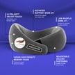 Wellgiver Memory Foam Ultimate Travel Neck Pillow