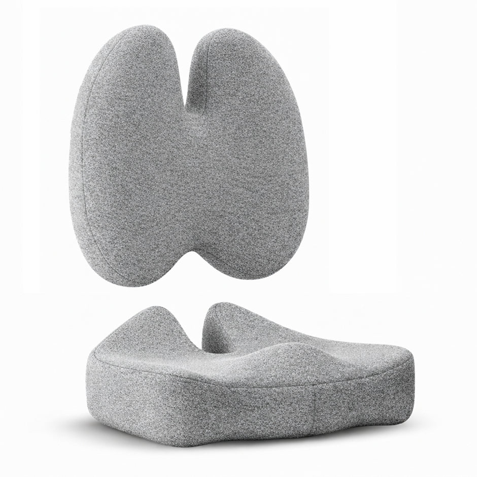 Wellgiver Ultimate Memory Foam Seat & Backrest Cushion