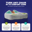 Wellgiver Ultimate Memory Foam Seat & Backrest Cushion