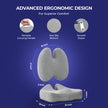 Wellgiver Ultimate Memory Foam Seat & Backrest Cushion