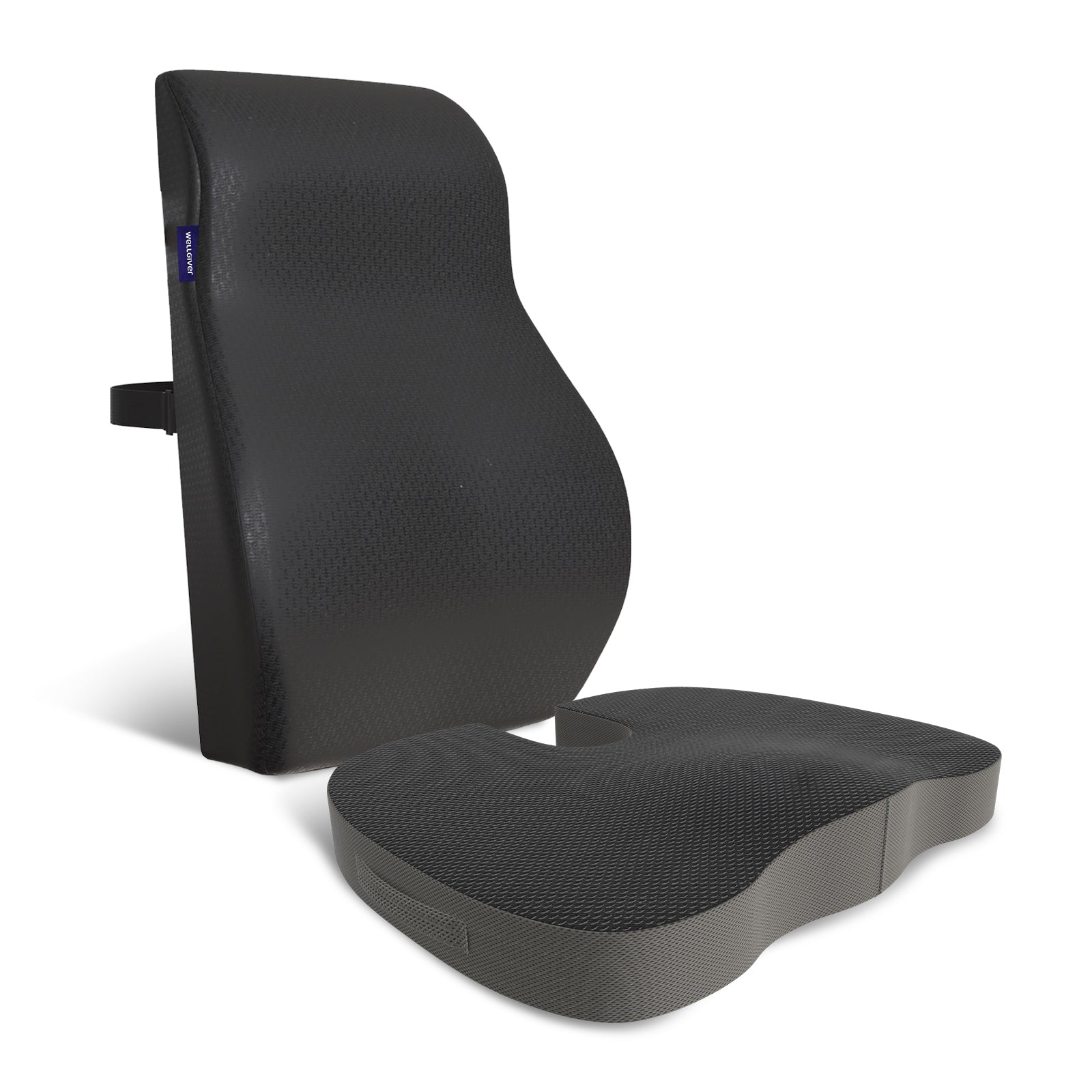 Wellgiver Memory Foam Seat & Backrest Cushion