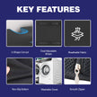 Wellgiver Memory Foam Seat & Backrest Cushion