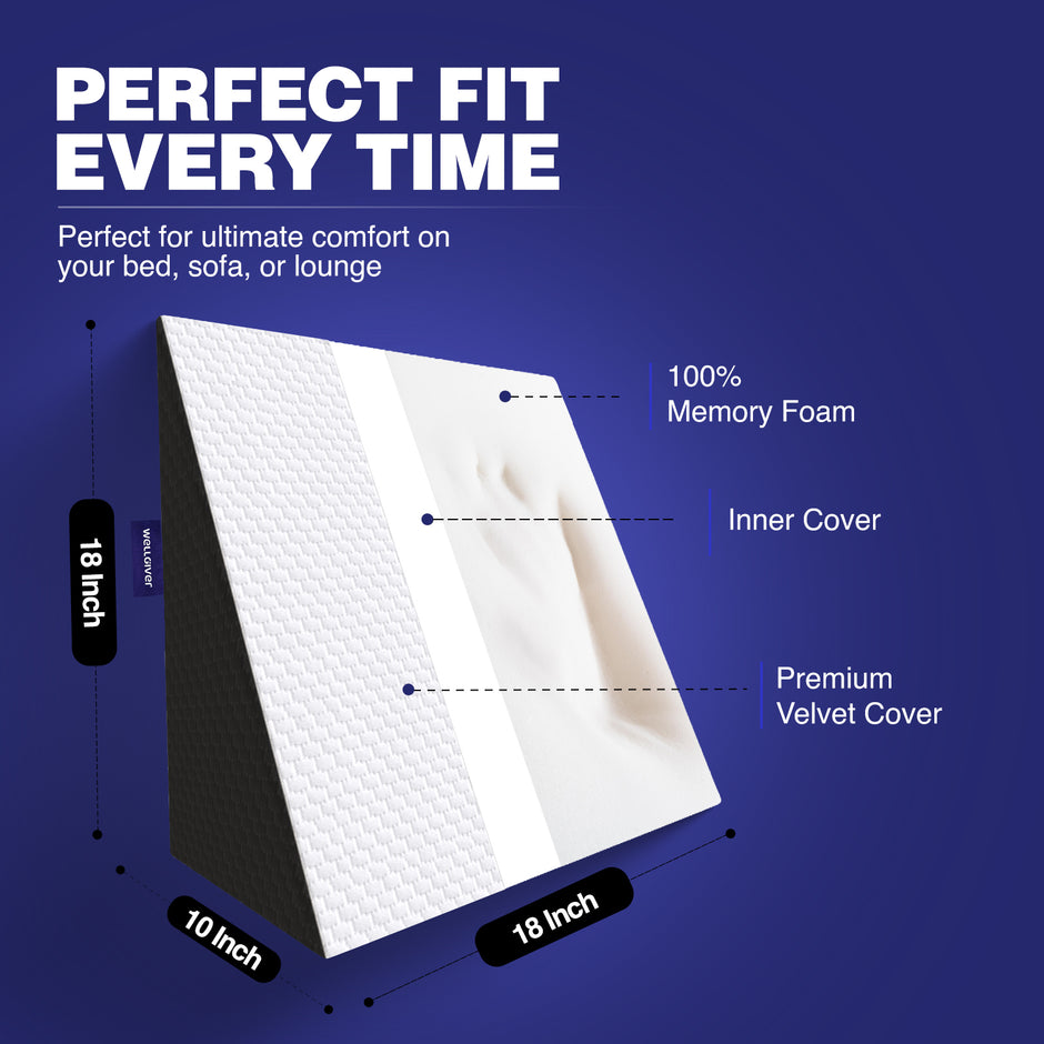 Wellgiver Wedge Pro Memory Foam Cushion