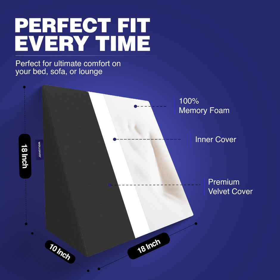 Wellgiver Wedge Pro Memory Foam Cushion