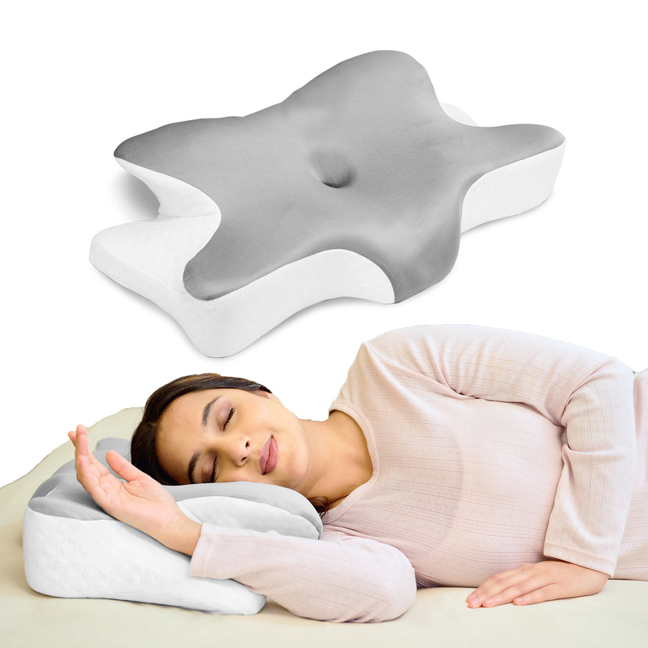 Wellgiver Cervical Butterfly Memory Foam Pillow