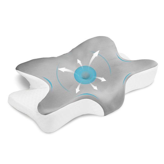 Wellgiver Cervical Butterfly Memory Foam Pillow