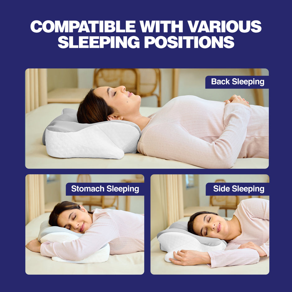 Wellgiver Cervical Butterfly Memory Foam Pillow