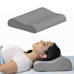 Wellgiver Memory Foam Cervical Pillow - Midnight Blue