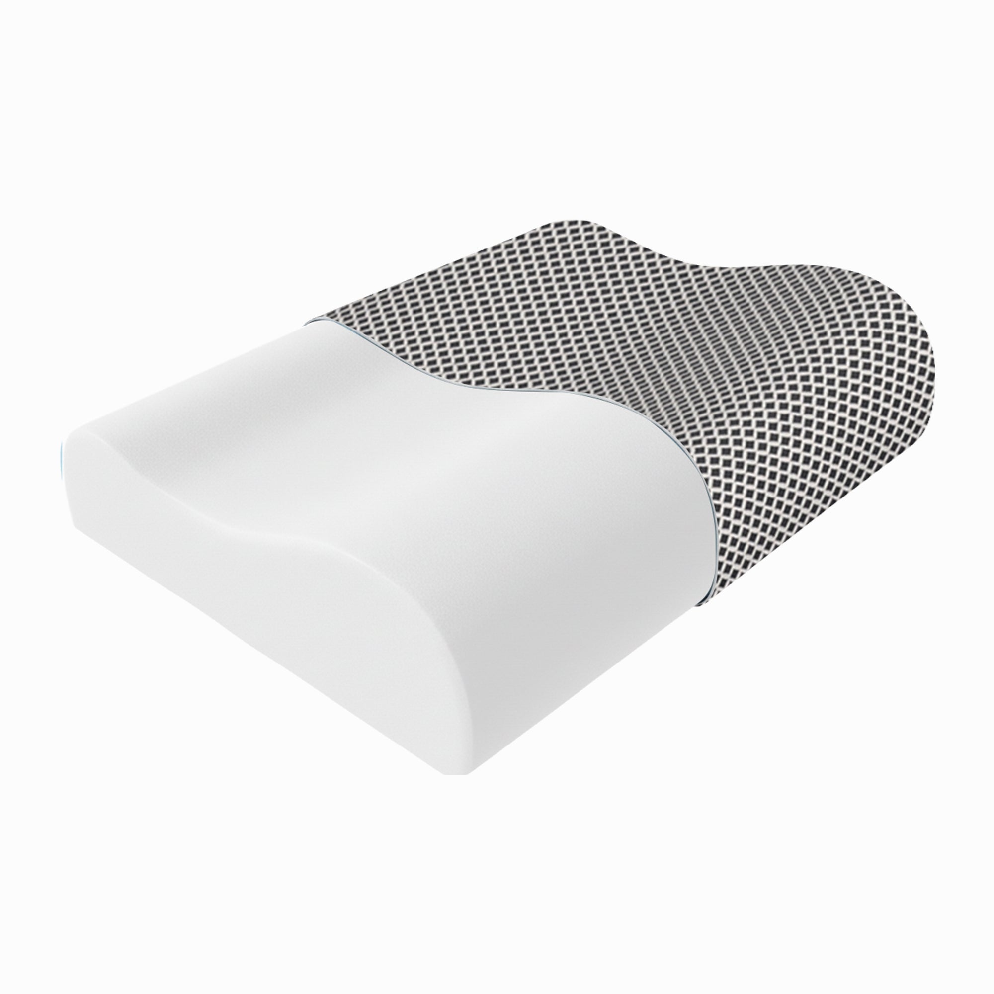 Wellgiver Memory Foam Cervical Pillow - Midnight Blue