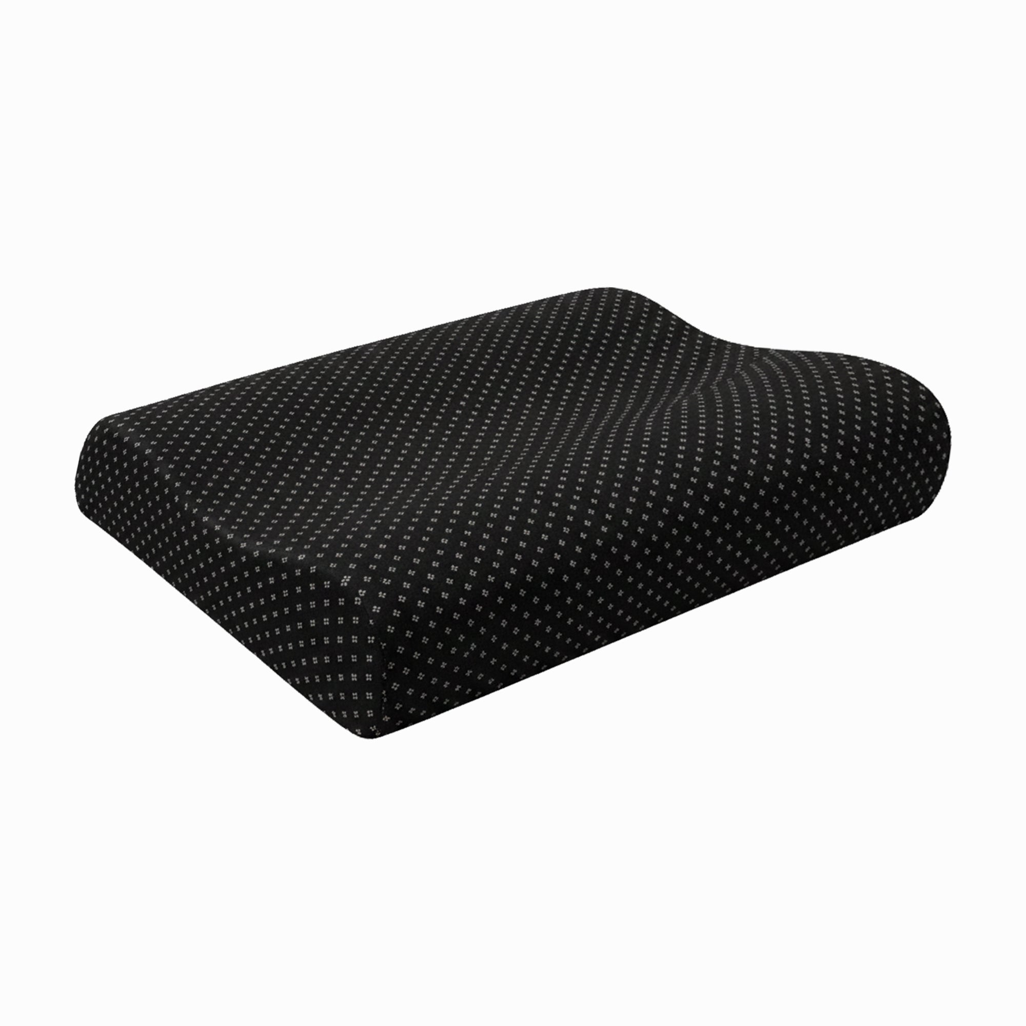 Wellgiver Gel Infused Memory Foam Cervical Pillow - Black