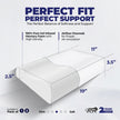 Wellgiver Memory Foam Cervical Pillow - White