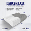 Wellgiver Memory Foam Cervical Pillow - Midnight Blue