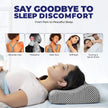 Wellgiver Memory Foam Cervical Pillow - Midnight Blue