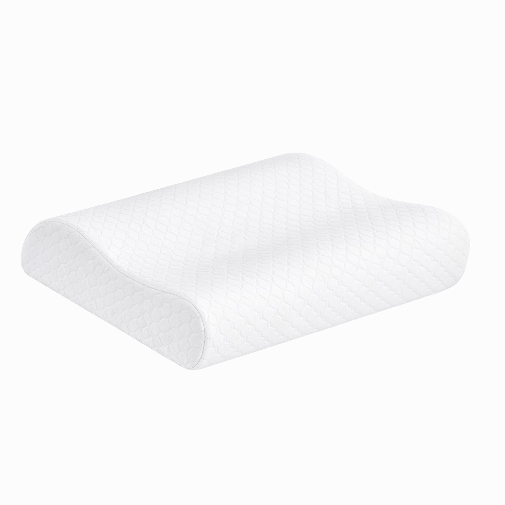 Wellgiver Memory Foam Cervical Pillow - White
