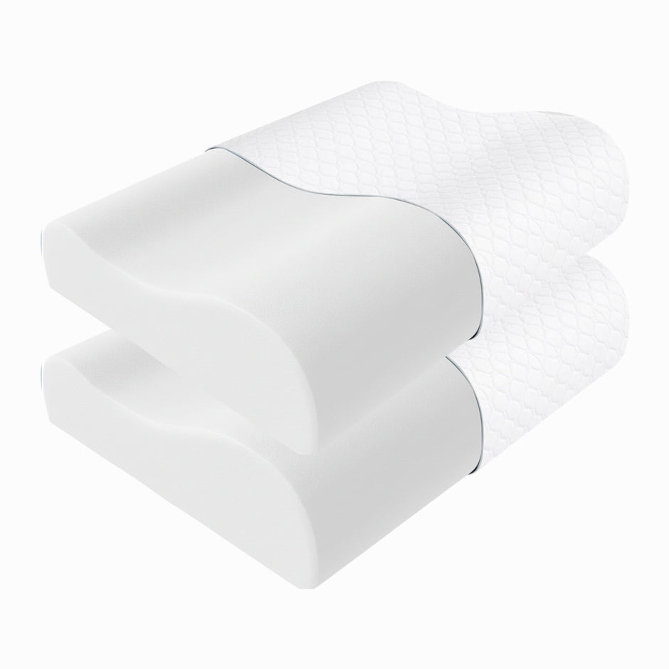 Wellgiver Memory Foam Cervical Pillow - White