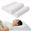 Wellgiver Gel Infused Memory Foam Cervical Pillow - White