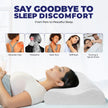 Wellgiver Gel Infused Memory Foam Cervical Pillow - White