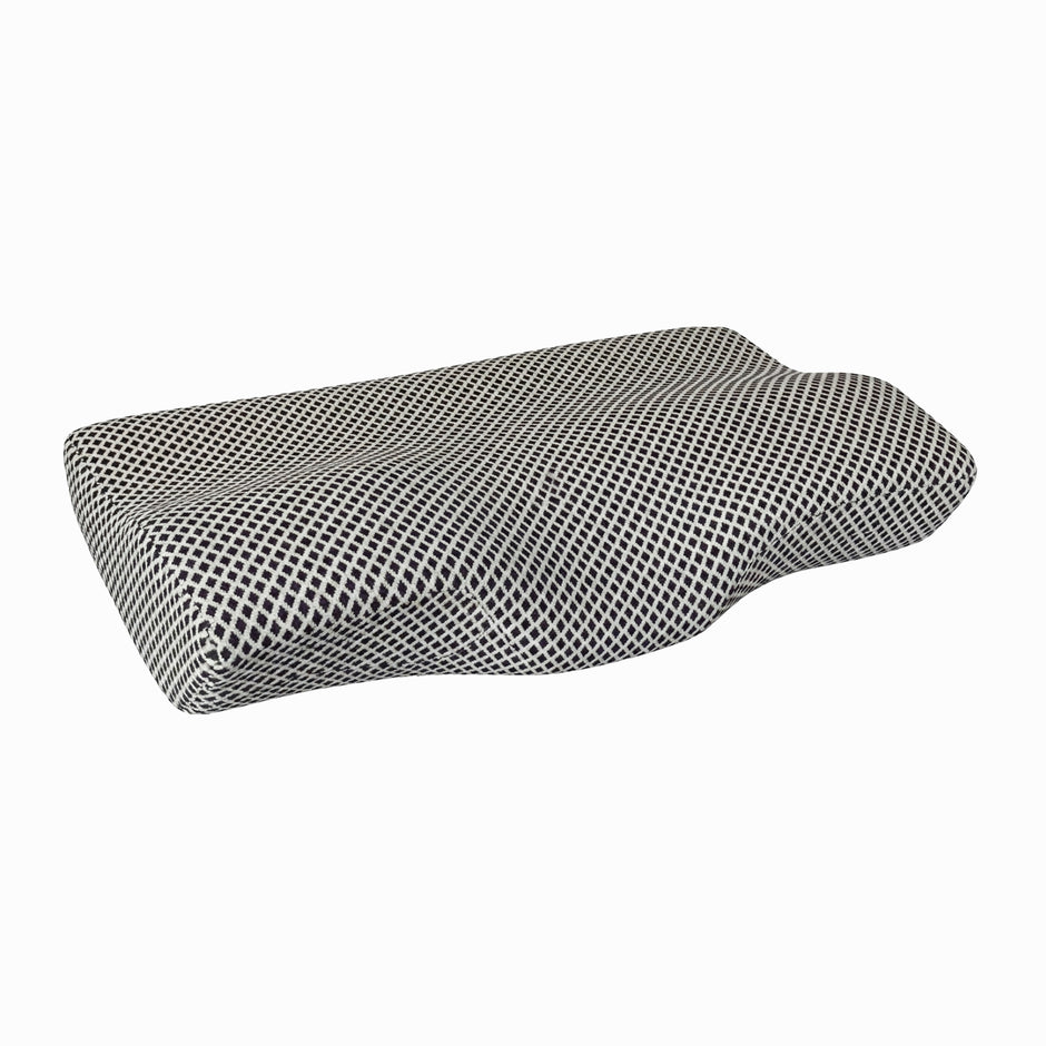 Wellgiver Contour Cervical Memory Foam Pillow - Midnight Blue