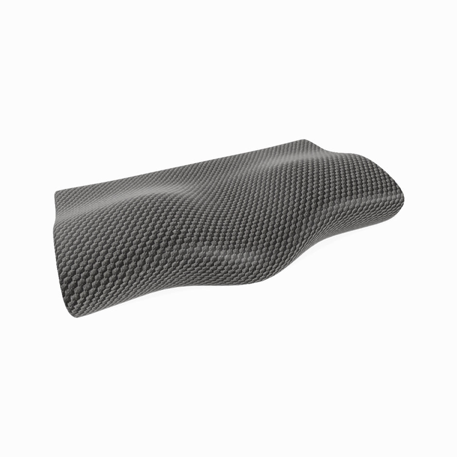 Wellgiver Contour Cervical Memory Foam Pillow - Black Plus