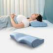 Wellgiver Contour Cervical Memory Foam Pillow - Blue