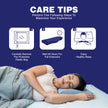 Wellgiver Contour Cervical Memory Foam Pillow - Blue