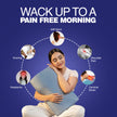 Wellgiver Contour Cervical Memory Foam Pillow - Blue