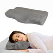Wellgiver Contour Cervical Memory Foam Pillow - Midnight Blue