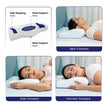 Wellgiver Contour Cervical Memory Foam Pillow - White
