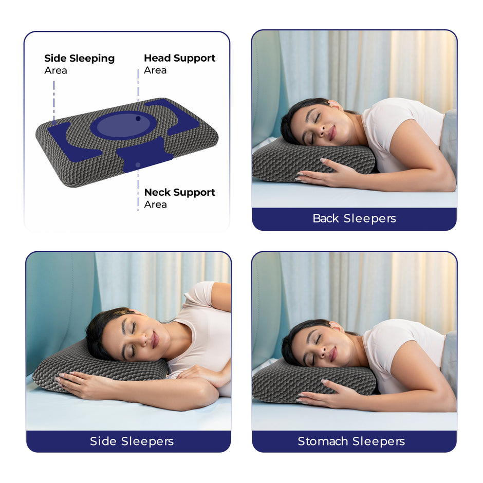 Wellgiver Gel Infused Memory Foam Sleeping Pillow